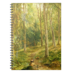 Cuaderno Chica joven que se baña los pies