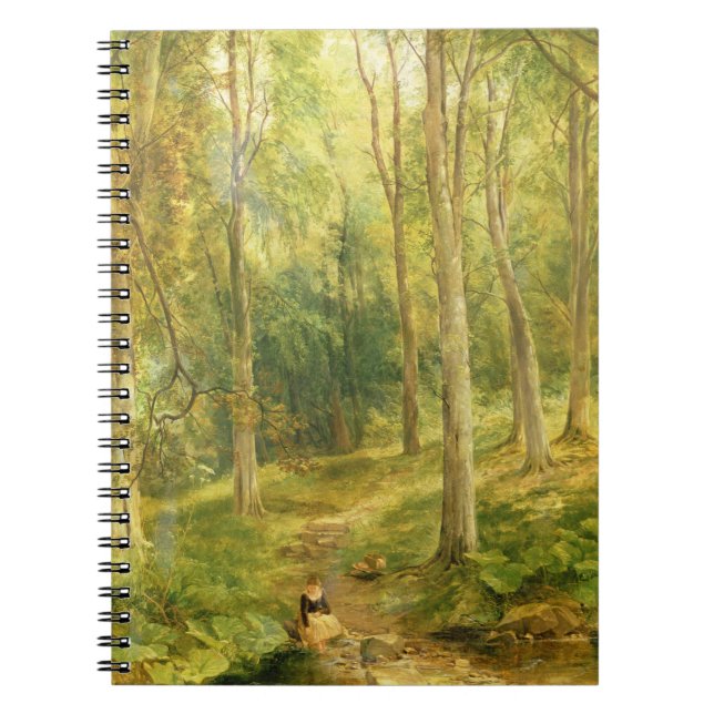 Cuaderno Chica joven que se baña los pies (Frente)