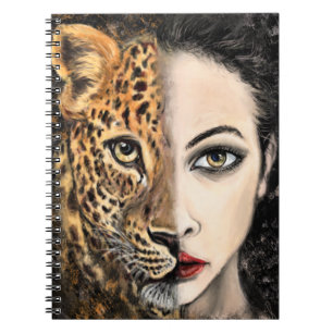 Cuaderno Chica Leopard - Portátil Emotion - Pintura