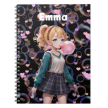 Chica Linda, Burbuja de Chicle Rosa, Personalizado