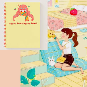 Cuaderno Chica lindo 💗 🥭