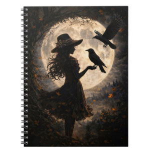 Cuaderno Chica Mística Boho y Diario de la Luna de los Cuer