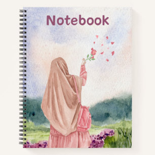 Cuaderno Chica Modesta en la Naturaleza - Acuarela Rosa y P