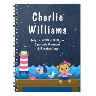 Cuaderno Chica náutico Estadísticas de natalidad de la Mari