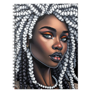 Cuaderno Chica negra melanina hermana africana africa princ
