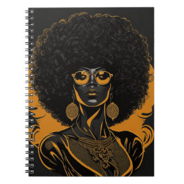 Cuaderno Chica negro afroamericano