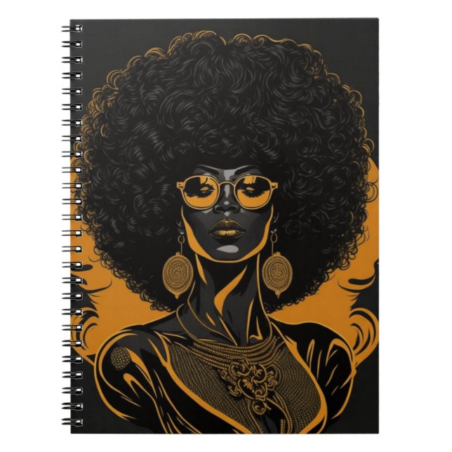 Cuaderno Chica negro afroamericano (Frente)
