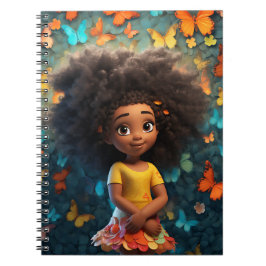 Cuaderno Chica negro magia melanina princesa chicas de piel