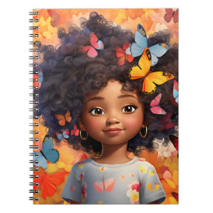 Cuaderno Chica negro magia melanina princesa chicas de piel