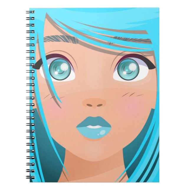 CUADERNO CHICA PERSONALIZADO ANIME (Frente)