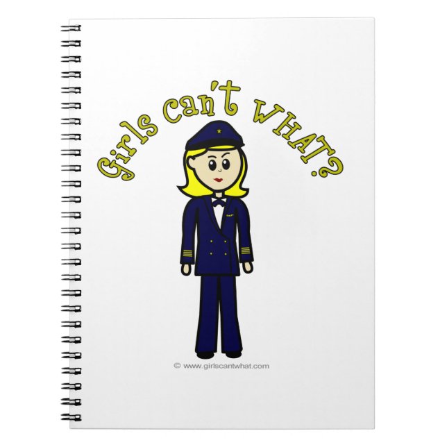 Cuaderno Chica piloto ligero (Frente)