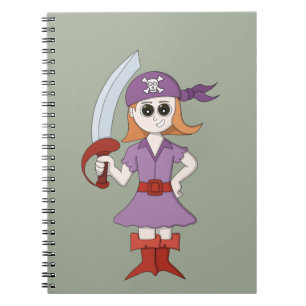 Cuaderno Chica pirata