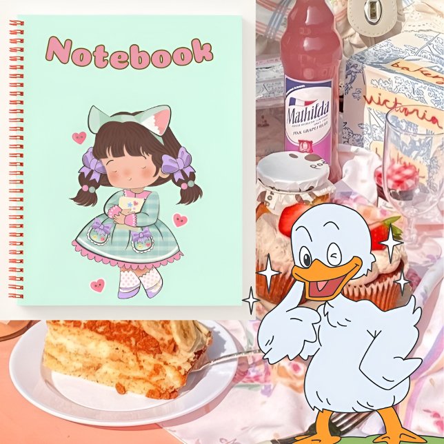 Cuaderno Chica 🌸 regalo para su hija ✨ 🌷 portátil (Subido por el creador)