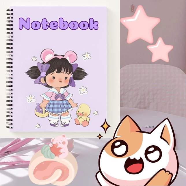 Cuaderno Chica 🌸 regalo para su hija ✨ 🌷 portátil (Subido por el creador)