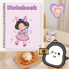 Cuaderno Chica 🌸 regalo para su hija ✨ 🌷 portátil
