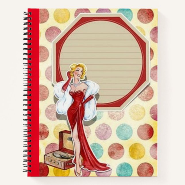 Cuaderno Chica retro (Anverso)
