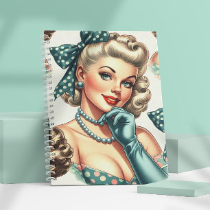 Cuaderno Chica Retro Clásica Monada