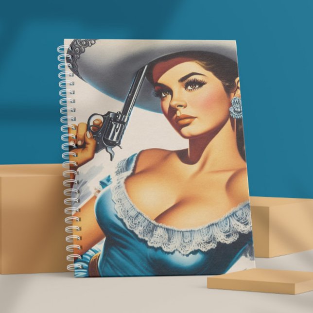 Cuaderno Chica Retro del Salvaje Oeste (Subido por el creador)