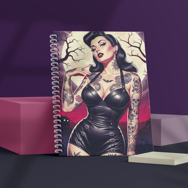 Cuaderno Chica Retro Gótica (Subido por el creador)
