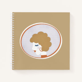 Cuaderno Chica rubio en el espejo