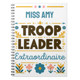 Cuaderno Chica Scouting Troop Leader Extraordinaire Journal