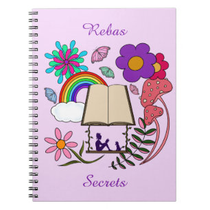 Cuaderno Chica sensacional libro perro hongos arco iris flo