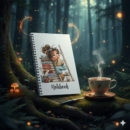 Cuaderno Chica Soñadora y Amante de los Libros – Lectura y