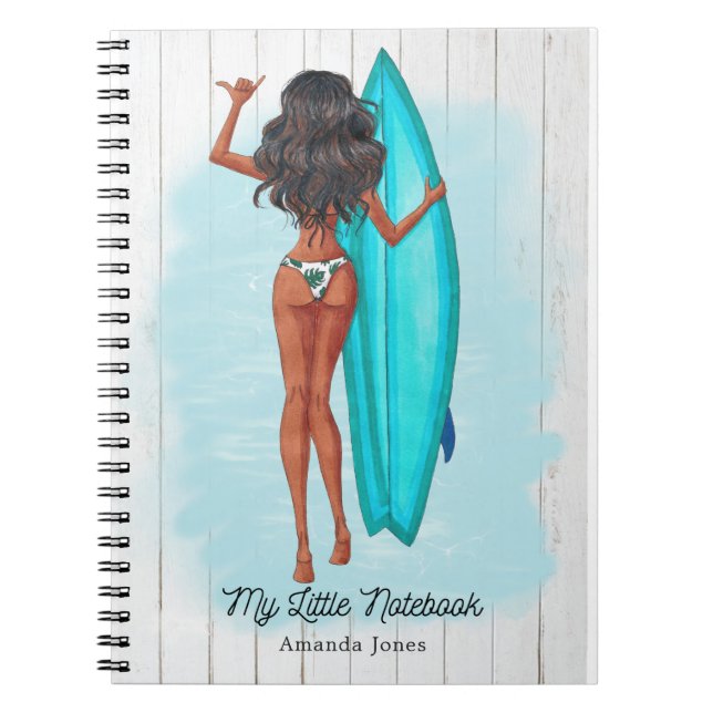 Cuaderno Chica Surfer (Frente)