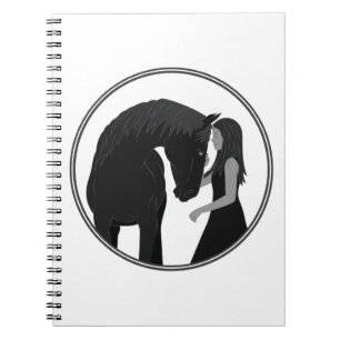 Cuaderno Chica y equitación ecuestre