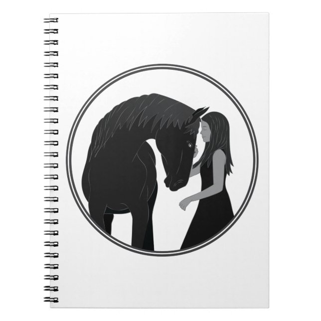 Cuaderno Chica y equitación ecuestre (Frente)