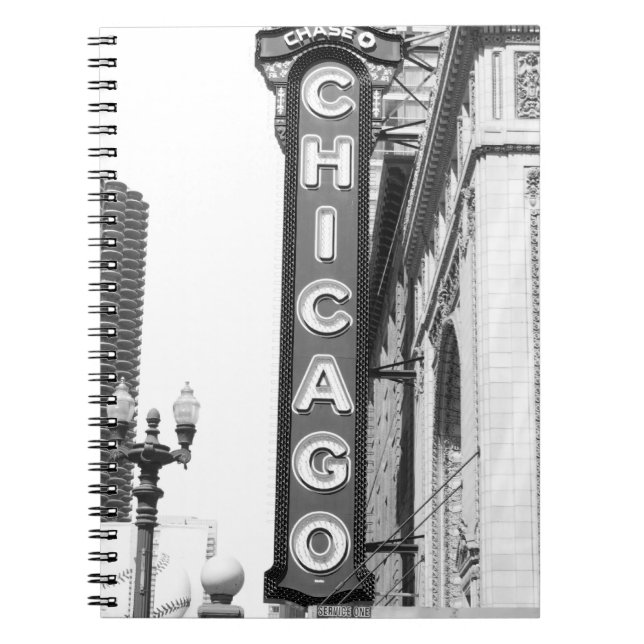 Cuaderno Chicago Theater Sign (Frente)