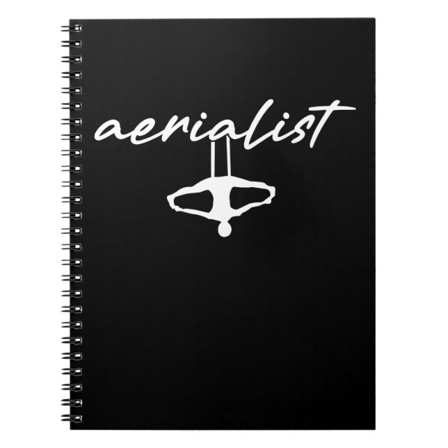 Cuaderno Chicas acrobáticos de Aerialismo en sedas aéreas d (Frente)