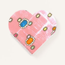 Cuaderno chicas agradables flores bonitas