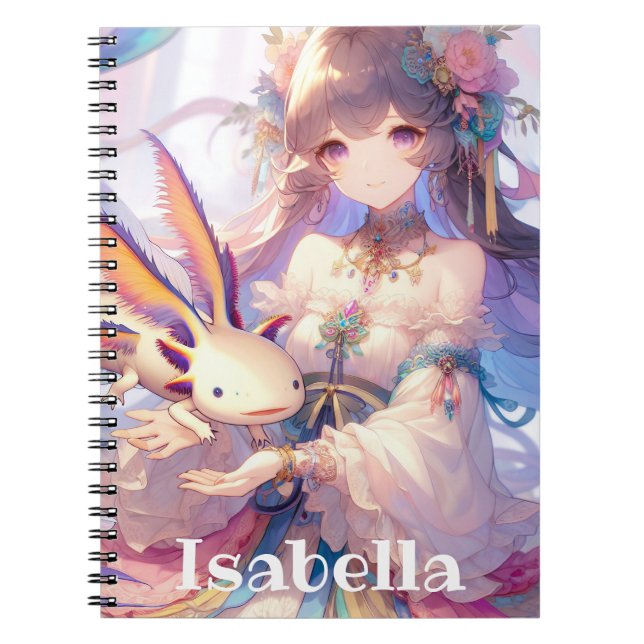 Cuaderno Chicas animales personalizados (Frente)