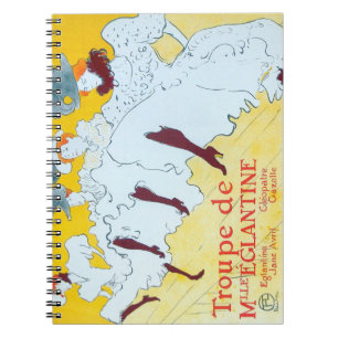 Cuaderno Chicas Bailando de Tolouse-Lautrec Arte de Póster 