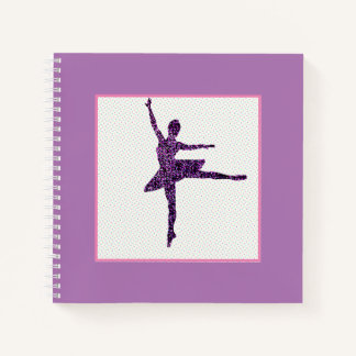 Cuaderno Chicas bailarina de ballet Pastel Personalizado