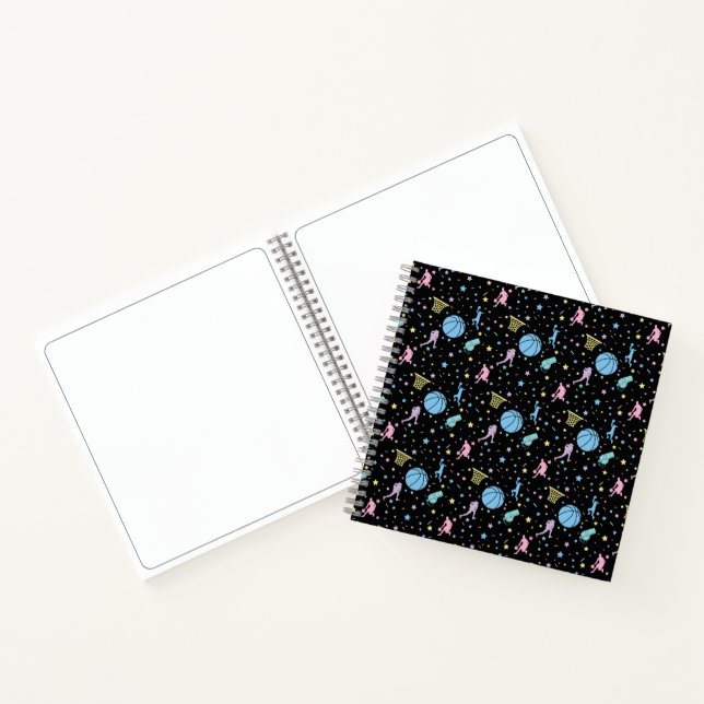 Cuaderno Chicas Baloncestistas - Patrón de estrellas (Interior)
