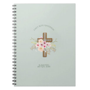 Cuaderno Chicas BAUTIZO Baptismo Bautismo bautismo bautizad