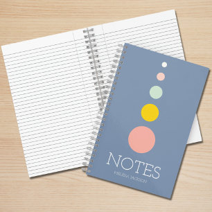 Cuaderno Chicas Blue Monogrammed Full Name Notes