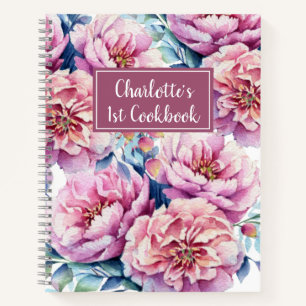 Cuaderno Chicas bonitos Florals 1ª receta de Mauve Cookbook