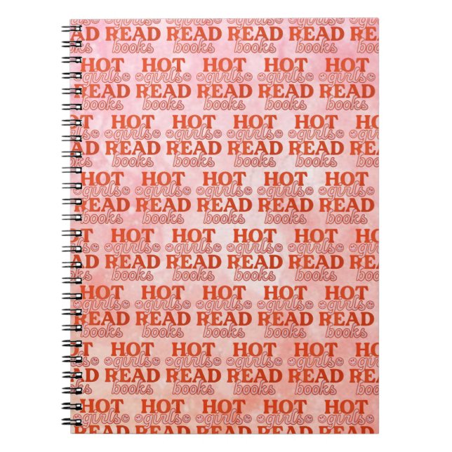 Cuaderno Chicas Calientes Leen Libros (Frente)