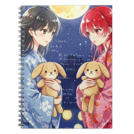 Cuaderno Chicas con conejitos de Natasha Us