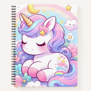 Cuaderno Chicas cortan el Rainbow Unicorn