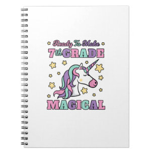 Cuaderno Chicas de 7º grado de vuelta al colegio Gif de uni