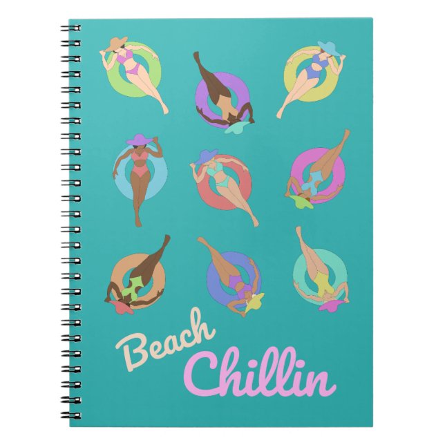 Cuaderno Chicas de Beach Chillin (Frente)
