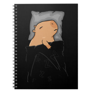 Cuaderno Chicas de capibara que duermen en el capibara