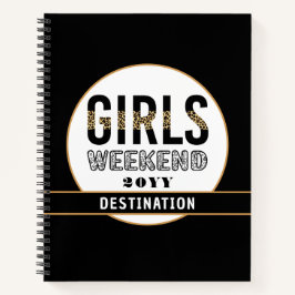 Cuaderno Chicas de fin de semana Chicas personalizados viaj