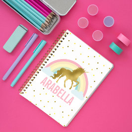 Cuaderno Chicas de Gold Unicorn