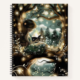 Cuaderno Chicas de hadas que leen en Starlight