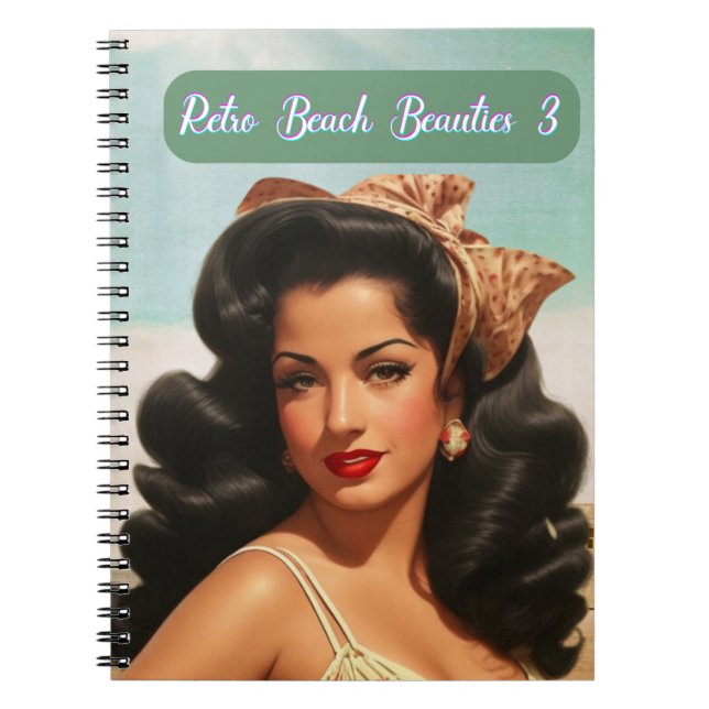 Cuaderno Chicas de Retro Beach 3 (Frente)